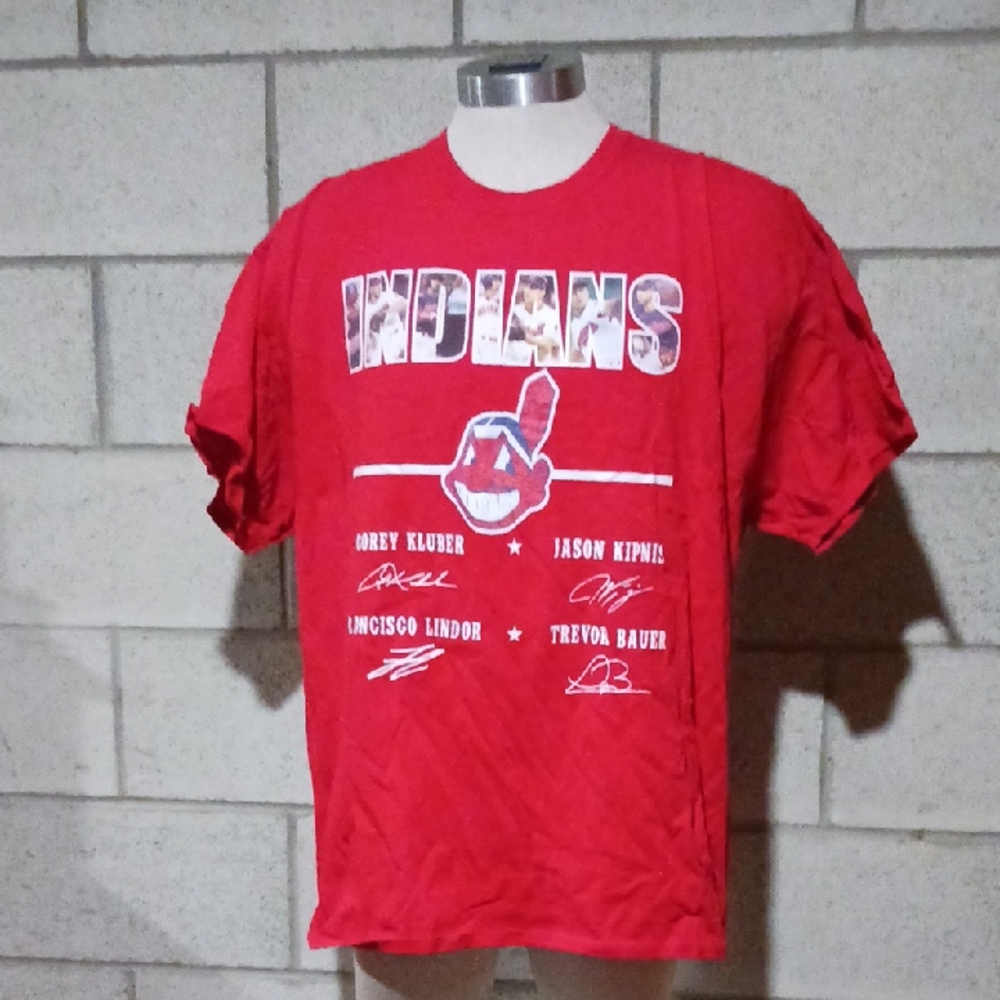 Cleveland Indians Red T-shirt Unisex Size 2X